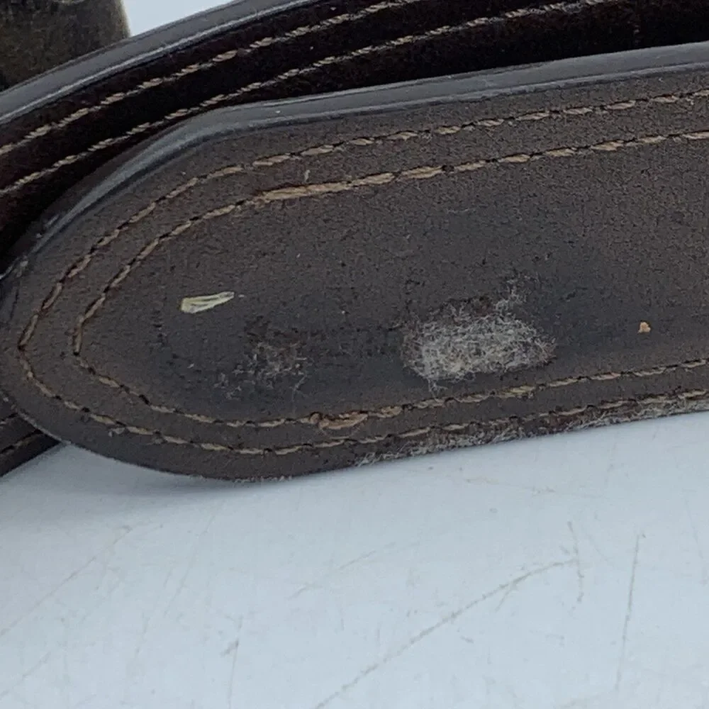 Nocona Belt Company Mens 46” Genuine Leather‎ Camo Center Belt Hunting Preppy
